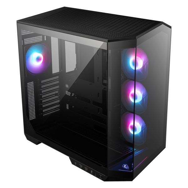 Msi Mag Pano 100r Pz Argb Panaromik Temperli Cam Usb 5 0 Atx Mid Tower Siyah Gaming Kasa 3