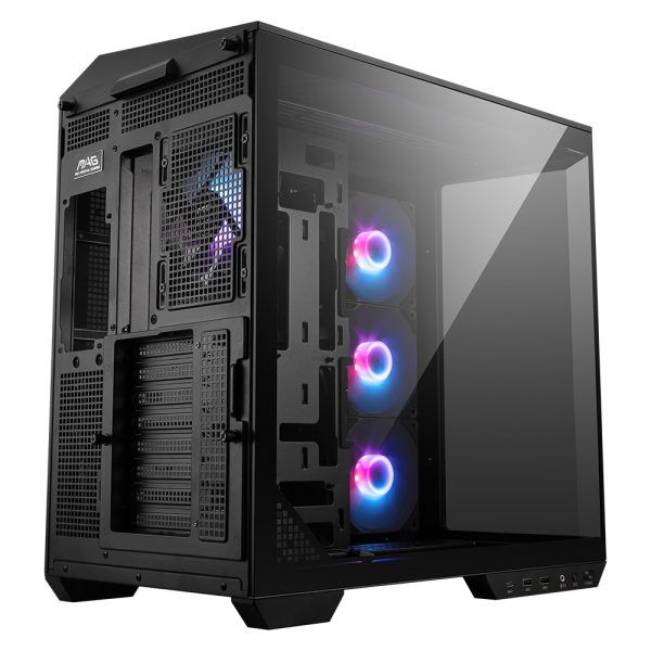 Msi Mag Pano 100r Pz Argb Panaromik Temperli Cam Usb 5 0 Atx Mid Tower Siyah Gaming Kasa 9