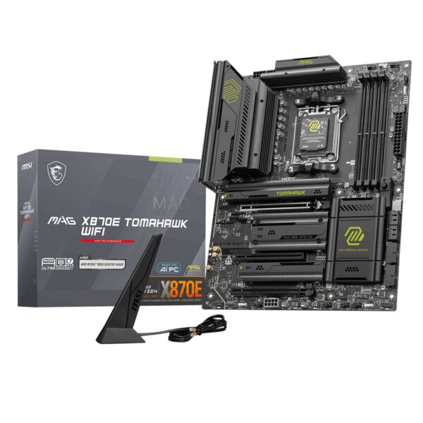 Msi Mag X870e Tomahawk Wifi 8400mhz (oc) Ddr5 Soket Am5 M.2 Hdmi Dp Atx Anakart 1