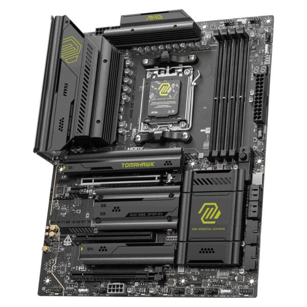 Msi Mag X870e Tomahawk Wifi 8400mhz (oc) Ddr5 Soket Am5 M.2 Hdmi Dp Atx Anakart 3