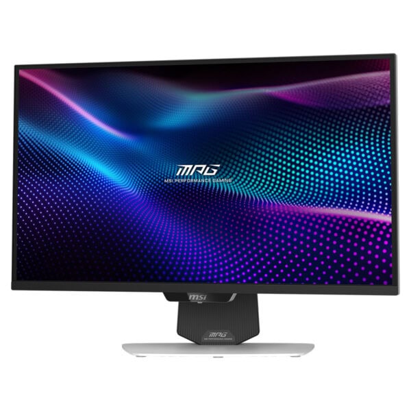 Yüksek çözünürlüklü oyun monitörü, MSI PERFORMANCE GAMING logosu ve parlak renkli LED tasarımıyla profesyonel oyun deneyimi için ideal.