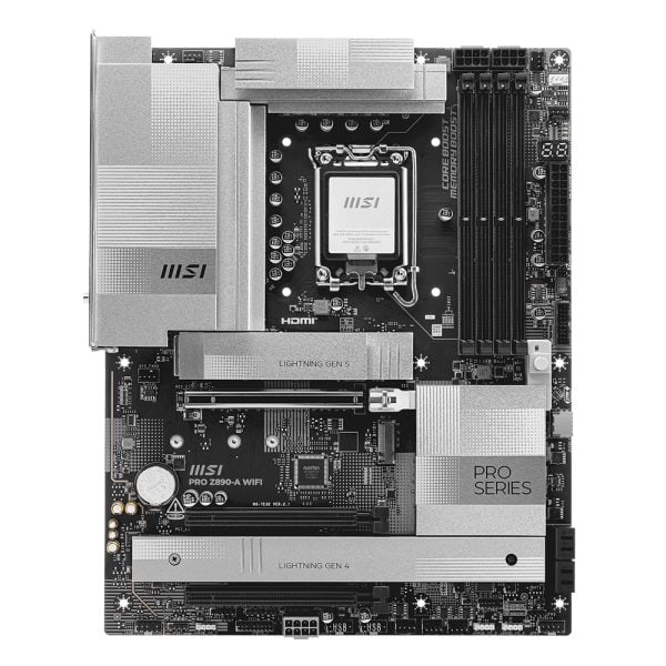 Msi Pro Z890 A Wifi 9200mhz Oc Ddr5 Lga1851 M 2 Hdmi Dp Atx Anakart 2