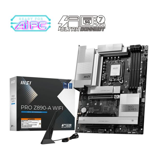Msi Pro Z890 A Wifi 9200mhz Oc Ddr5 Lga1851 M 2 Hdmi Dp Atx Anakart 8
