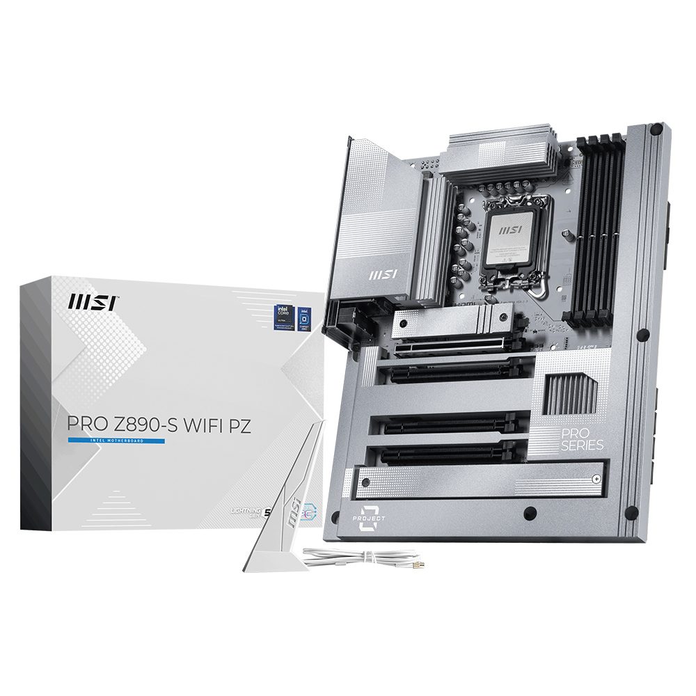 Msi Pro Z890 S Wifi Pz 8800mhz Oc Ddr5 Soket Lga1851 M 2 Hdmi Atx Anakart 1