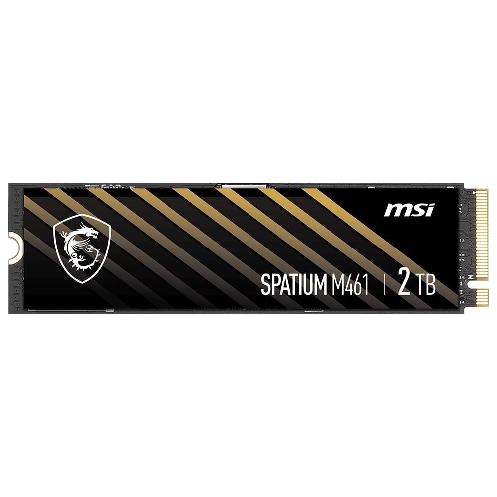 Msi Spatium M461 2tb Nvme Pcie Gen4 X4 Okuma 5000mb Yazma 4200mb M 2 Ssd 1
