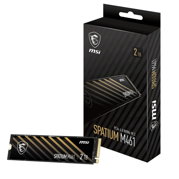 Msi Spatium M461 2tb Nvme Pcie Gen4 X4 Okuma 5000mb Yazma 4200mb M 2 Ssd 6