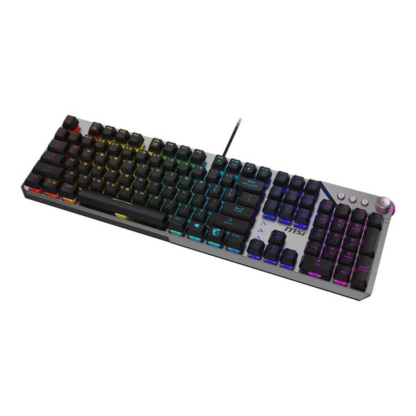 Msi Strike 600 Kailh Midnight Pro Silent Tactile Switch Rgb Hotswap Mekanik Gaming Klavye 3