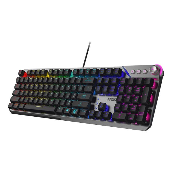 Msi Strike 600 Kailh Midnight Pro Silent Tactile Switch Rgb Hotswap Mekanik Gaming Klavye 5