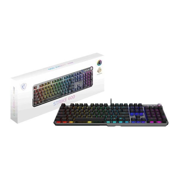 Msi Strike 600 Kailh Midnight Pro Silent Tactile Switch Rgb Hotswap Mekanik Gaming Klavye 9