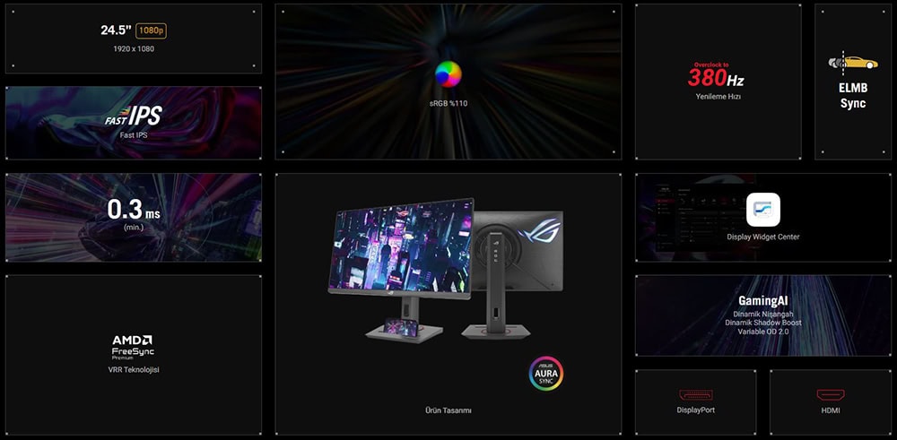 ASUS ROG Strix XG259QNG Gaming Monitör h5