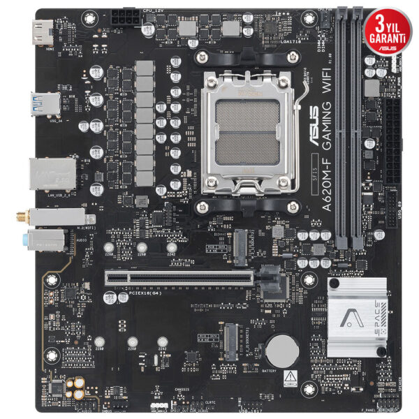 Asus A620m F Gaming Wifi 8000mhz Oc Ddr5 Soket Am5 M 2 Hdmi Matx Anakart 3