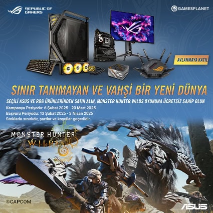 Asus Monster Hunter Wilds Kampanya Banner 20250211