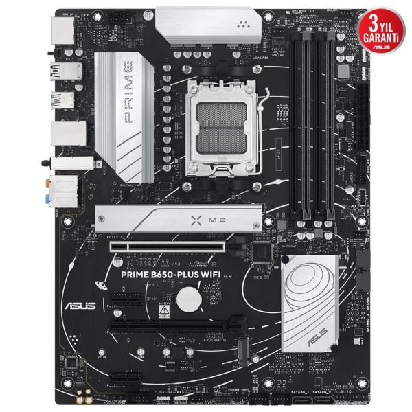 Asus Prime B650 Plus Wifi 7600mhz Oc Ddr5 Soket Am5 M 2 Hdmi Dp Atx Anakart 3