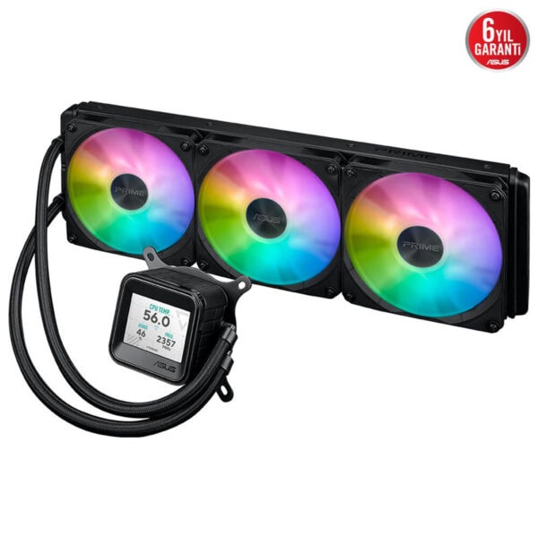 Asus Prime Lc 360 Argb Lcd 360mm Intel Amd Uyumlu İşlemci Sıvı Soğutucu 3
