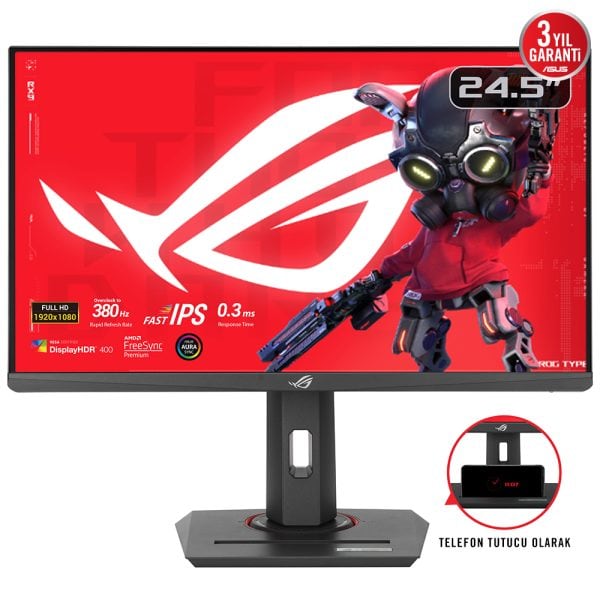 Asus Rog Strix Xg259qng 24 5 Inc 380hz 0 3ms Full Hd Adaptive Sync Ips Pivot Gaming Monitor 2