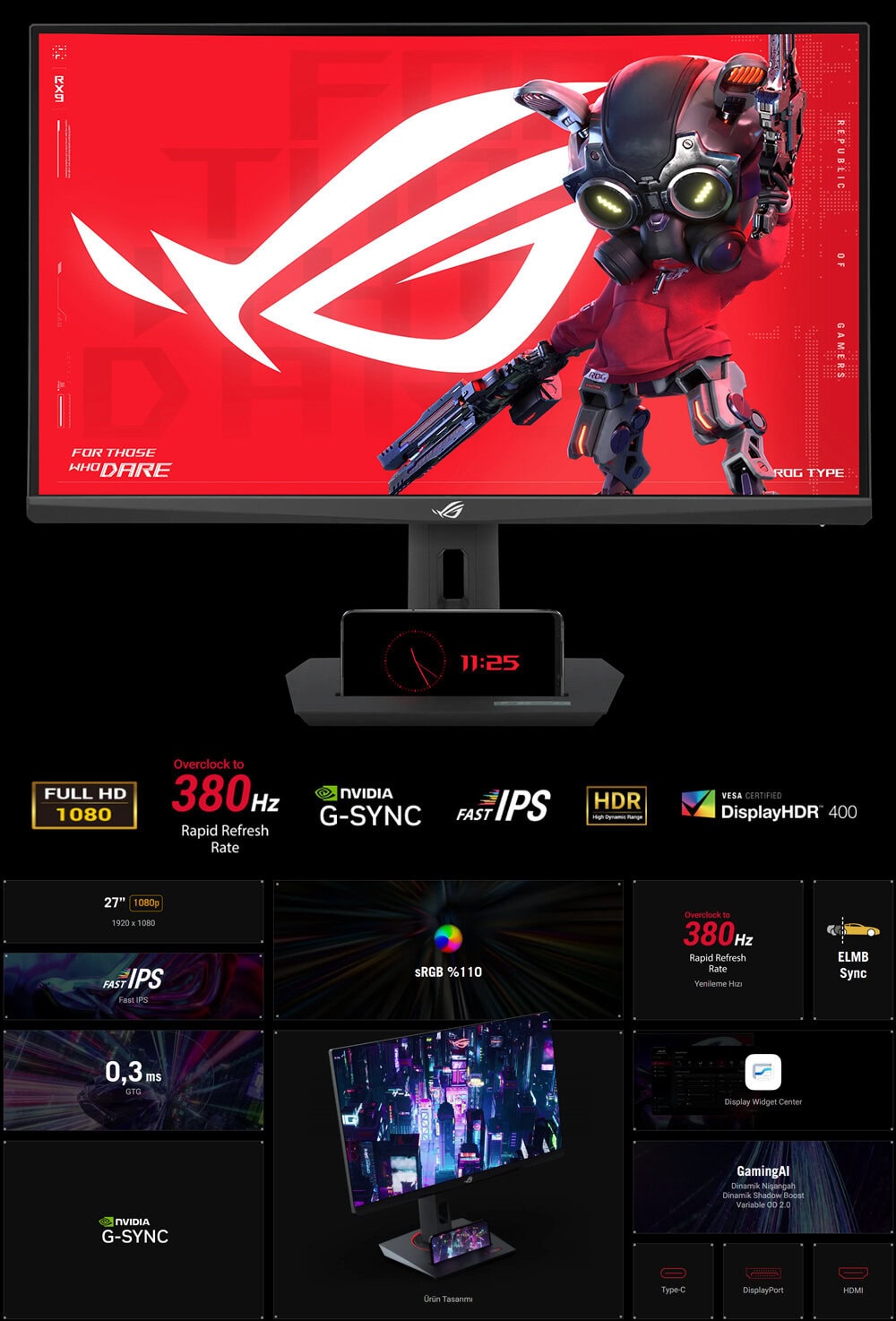 Asus Rog Strix Xg279cns Gaming Monitör Yy5
