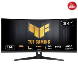 Asus Vg34vq3b 34 Inc 180hz 1ms Wqhd Adaptive Sync Va Kavisli Gaming Monitor 2