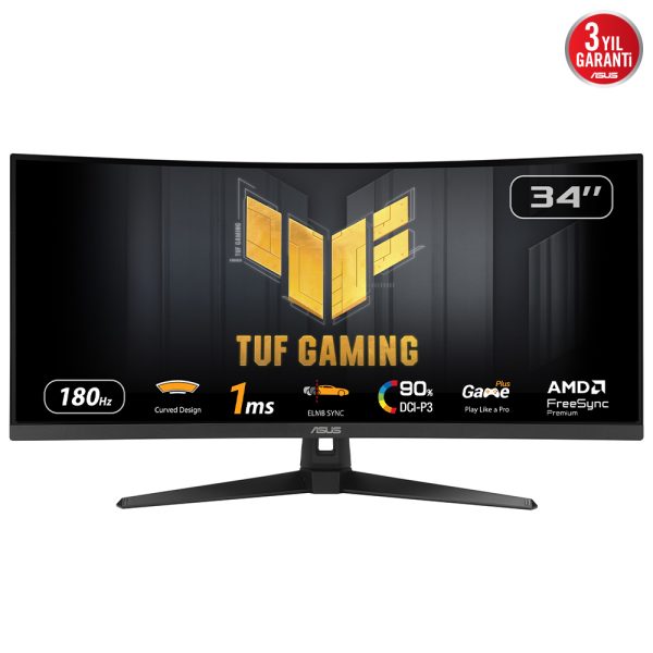 Asus Vg34vq3b 34 Inc 180hz 1ms Wqhd Adaptive Sync Va Kavisli Gaming Monitor 2