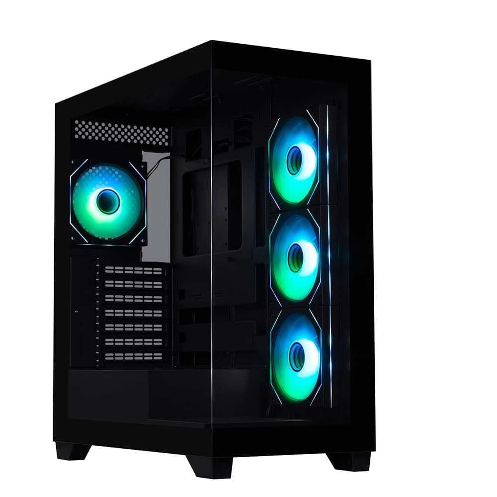 Bitfenix Ceto Premium Edition Argb Mesh Temperli Cam Usb 3 1 Mid Tower Atx 750w 80 Gaming Kasa 1