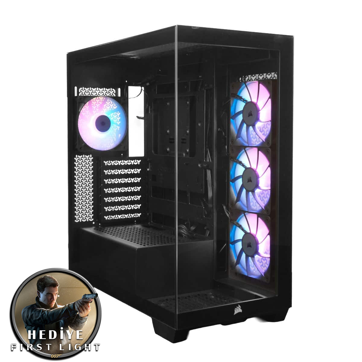 Blade Tuf5070ti Amd Ryzen 7 7800x3d Tray Asus Tuf Gaming Geforce Rtx 5070 Ti Oc 16gb 32gb Ram 1tb M.2 Ssd Sistem Tavsiyesi 007 First Light Hediyeli 1