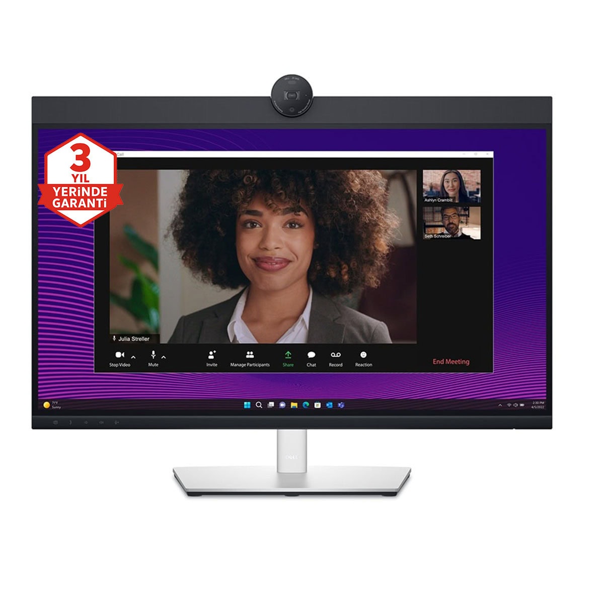 Dell P2724deb 27 Inç 60hz 5ms 2k Qhd Ips Pivot Monitör 3 Yıl Yerinde Servis Garantisi 1