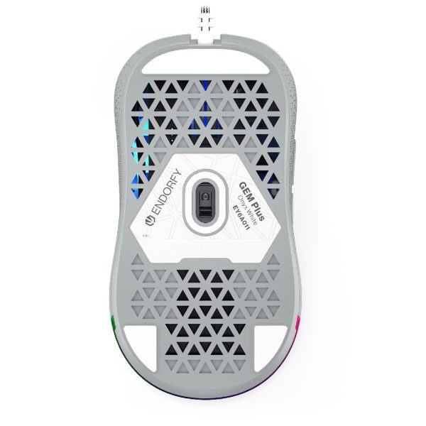 Endorfy Gem Plus Onyx White Argb Simetrik Gaming Mouse Ey6a011 3