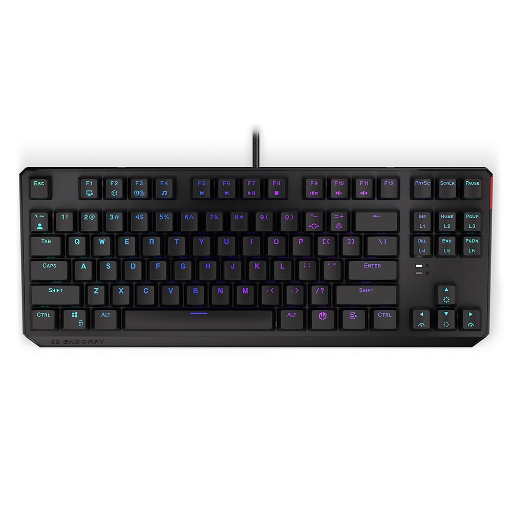 Endorfy Thock Tkl Kailh Red Switch Rgb Ingilizce Mekanik Gaming Klavye Ey5a001 1
