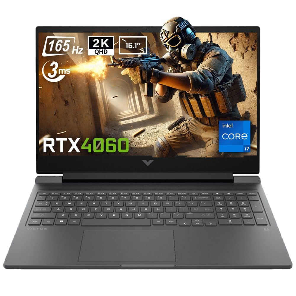 Hp Victus 16 R1088nt Intel Core I7 14700hx 32gb Ddr5 1tb Ssd Rtx4060 8gb 16 1 Inc 2k Qhd 165hz 3ms Ips Freedos Gaming Laptop B8sg7ea Y1