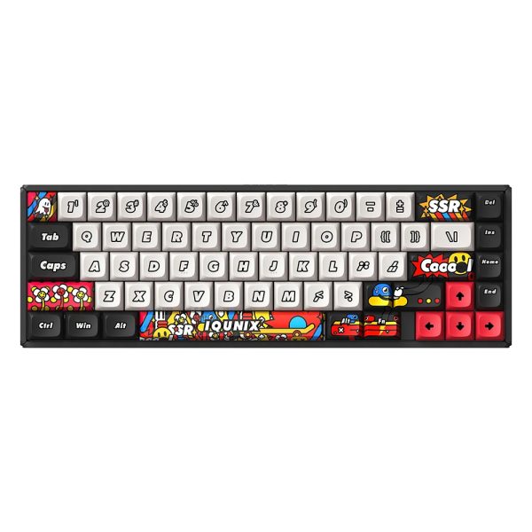 Iqunix F65 Graffiti Diary 65 Rgb Kablosuz Hotswap Mekanik Gaming Klavye 2