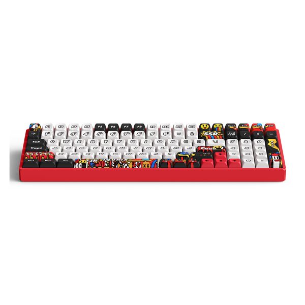 Iqunix F97 Graffiti Diary Blaze Rgb Kablosuz Hotswap Mekanik Gaming Klavye 2