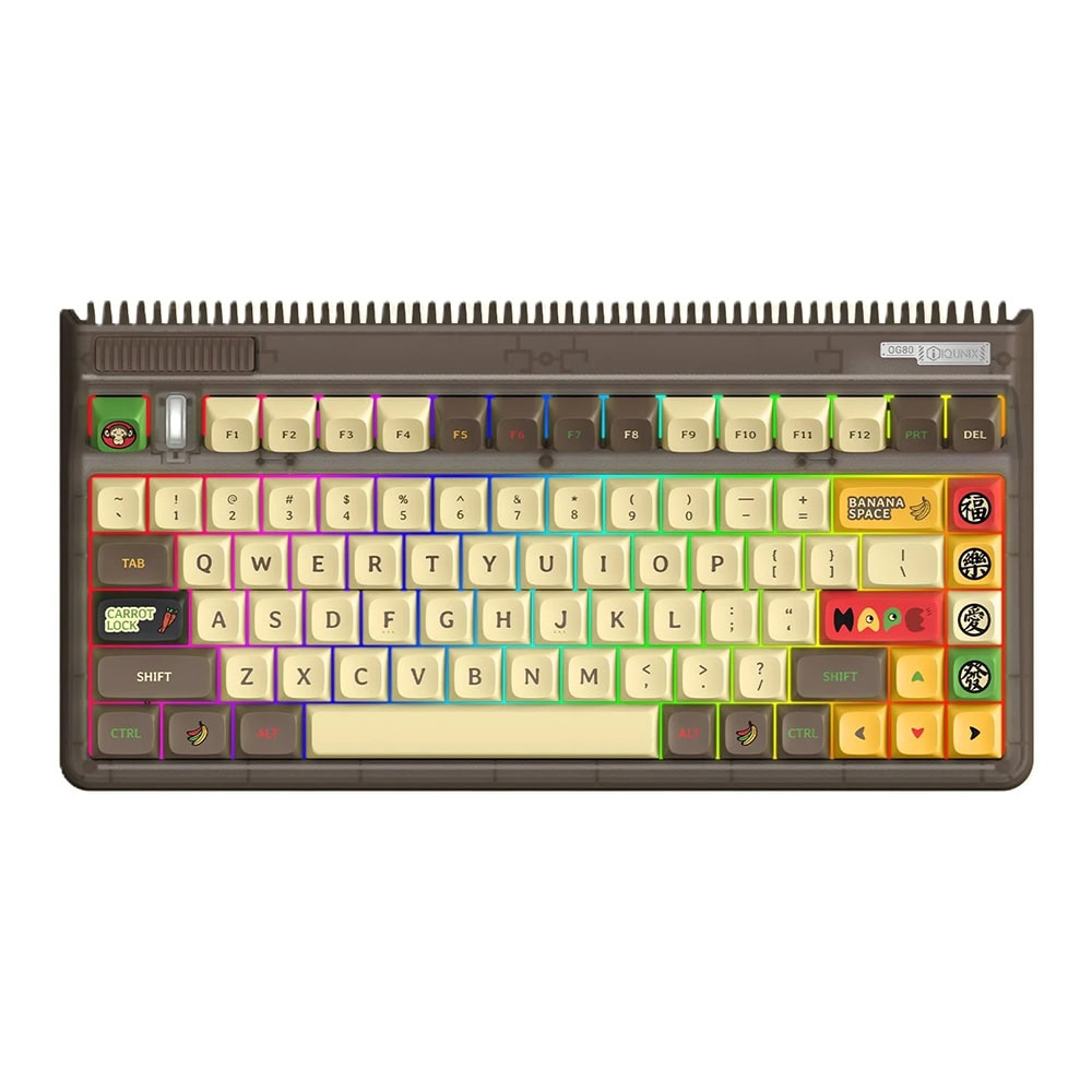 Iqunix Og80 Happy Ape Rgb Kablosuz Hotswap Mekanik Gaming Klavye 1