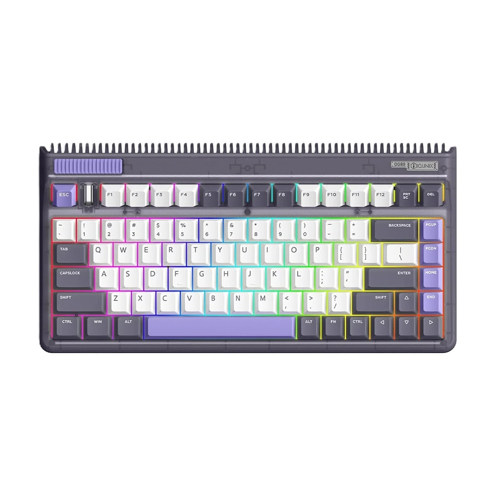 Iqunix Og80 Lavandin 80 Rgb Kablosuz Hotswap Mekanik Gaming Klavye 1