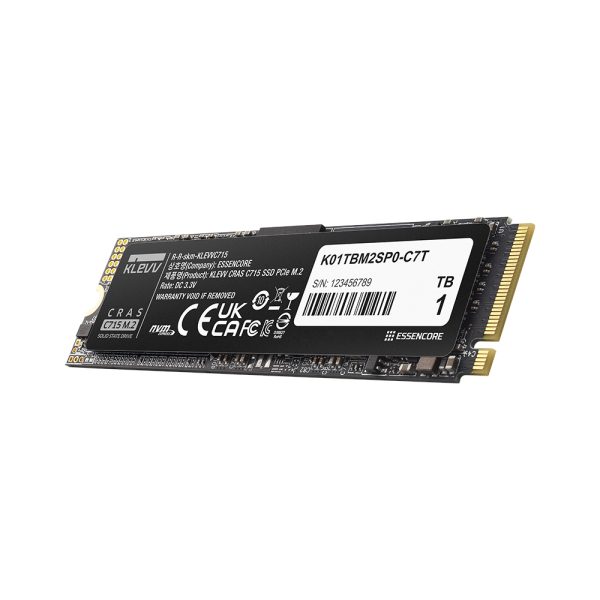 Klevv Cras C715 1tb Nvme Pcie Gen3 X4 Okuma 3200mb Yazma 2000mb M 2 Ssd K01tbm2sp0 C7t 2 Yil Birebir Degisim Garantili 2