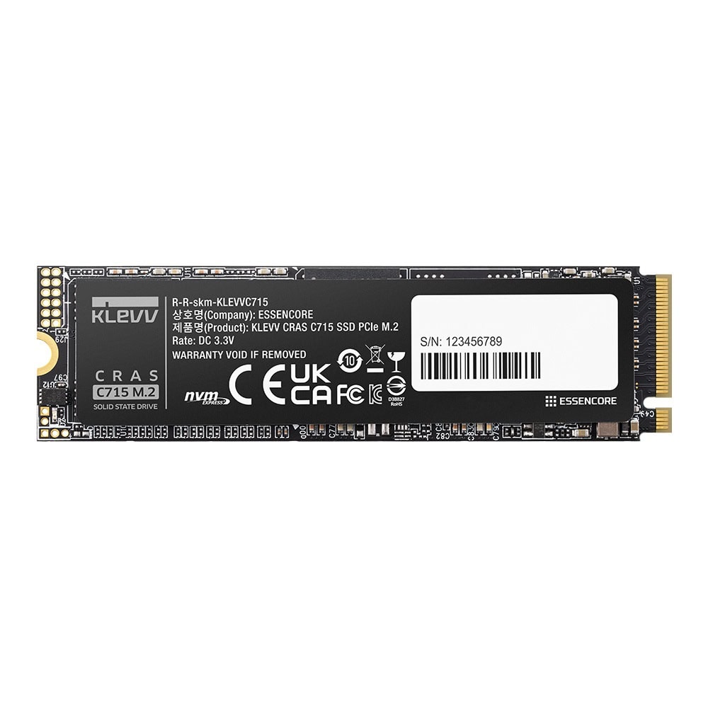 Klevv Cras C715 512gb Nvme Pcie Gen3 X4 Okuma 3200mb Yazma 2000mb M 2 Ssd K512gm2sp0 C7t 2 Yil Birebir Degisim Garantili 1