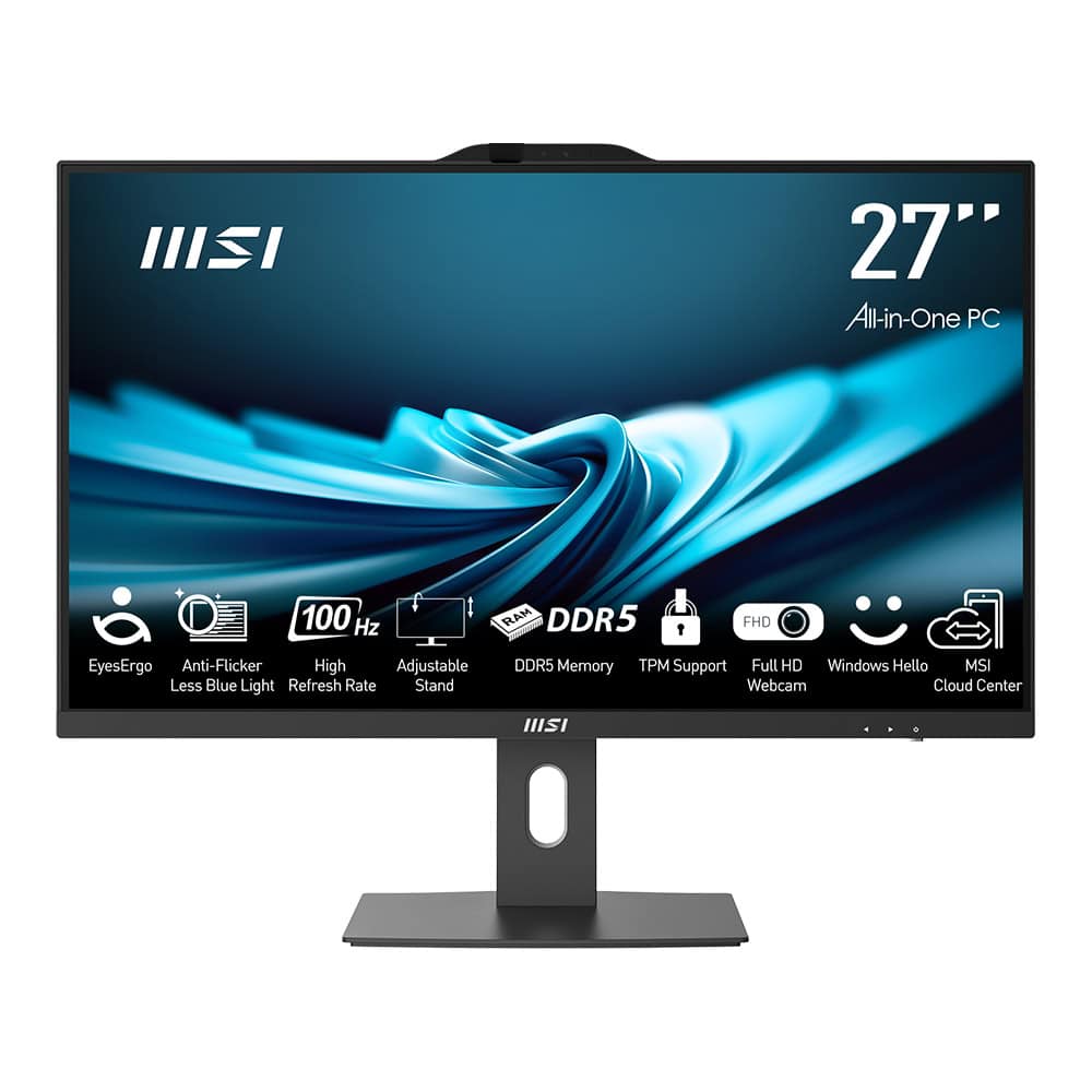 Msi Pro Ap272p 14m 841xeu Intel Core I3 14100 8gb Ddr5 256gb Ssd 27 Inc Full Hd Freedos All In One Bilgisayar 1