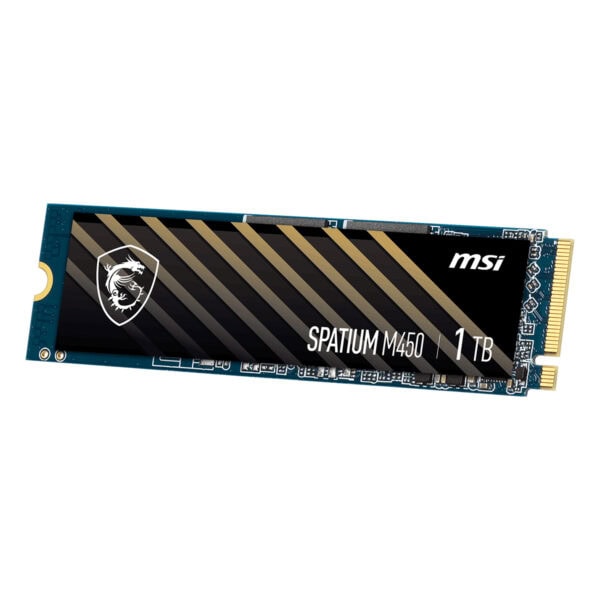 Msi Spatium M450 V1 1tb Nvme Pcie Gen4 X4 Okuma 3400mb Yazma 2400mb M 2 Ssd 5