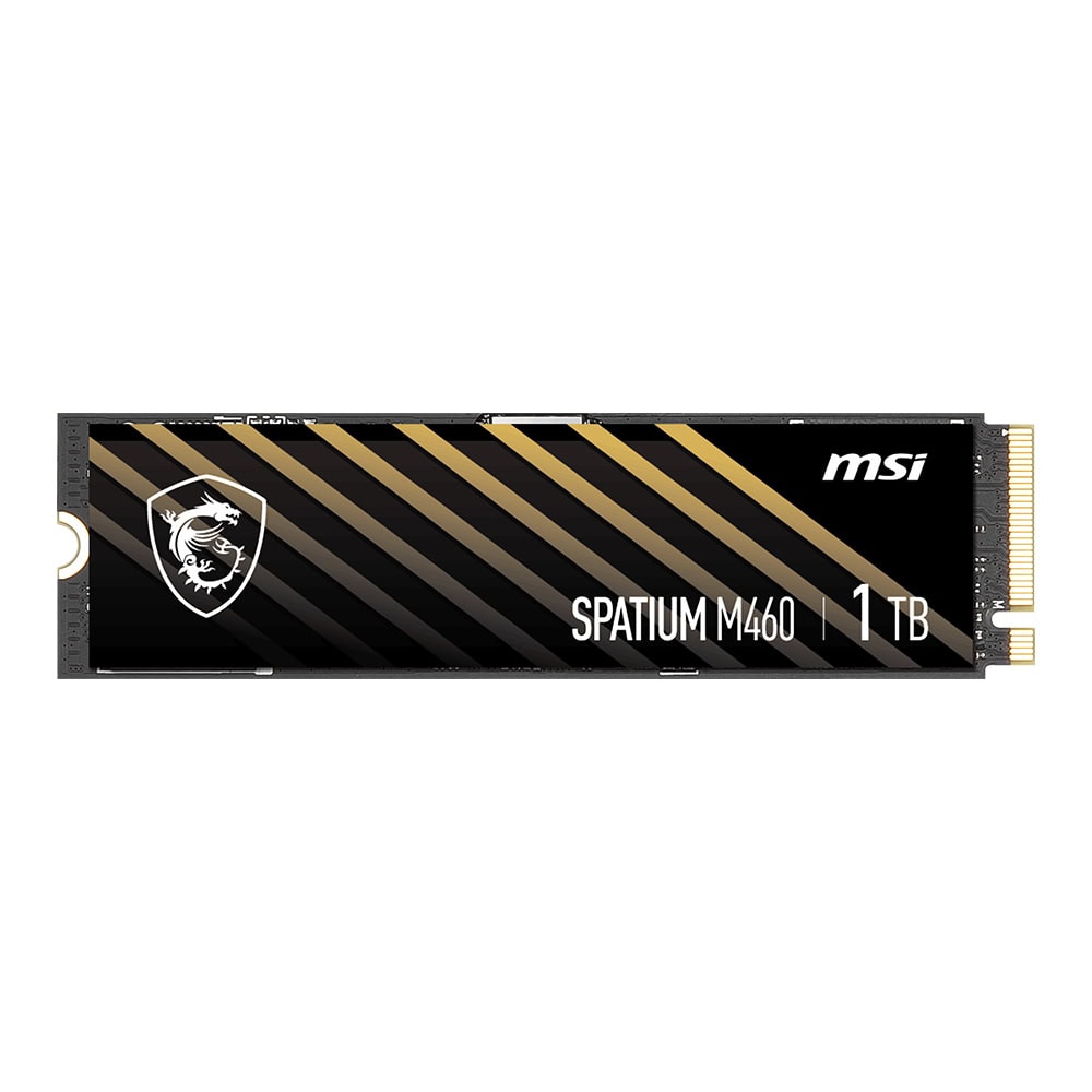 Msi Spatium M460 1tb Nvme Pcie Gen4 X4 Okuma 5000mb Yazma 4500mb M 2 Ssd 1