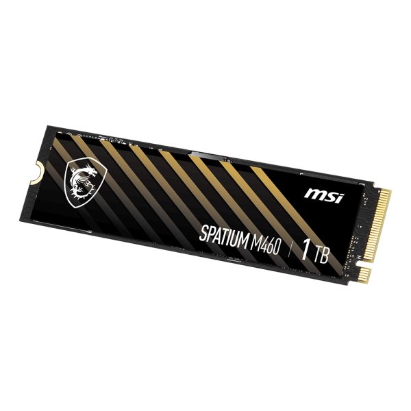 Msi Spatium M460 1tb Nvme Pcie Gen4 X4 Okuma 5000mb Yazma 4500mb M 2 Ssd 3