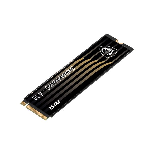 Msi Spatium M480 Pro 4tb Nvme Pcie Gen4 X4 Okuma 7000mb Yazma 3000mb M 2 Ssd 3