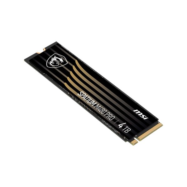 Msi Spatium M480 Pro 4tb Nvme Pcie Gen4 X4 Okuma 7000mb Yazma 3000mb M 2 Ssd 4