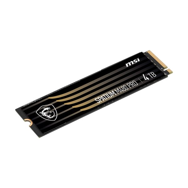 Msi Spatium M480 Pro 4tb Nvme Pcie Gen4 X4 Okuma 7000mb Yazma 3000mb M 2 Ssd 5