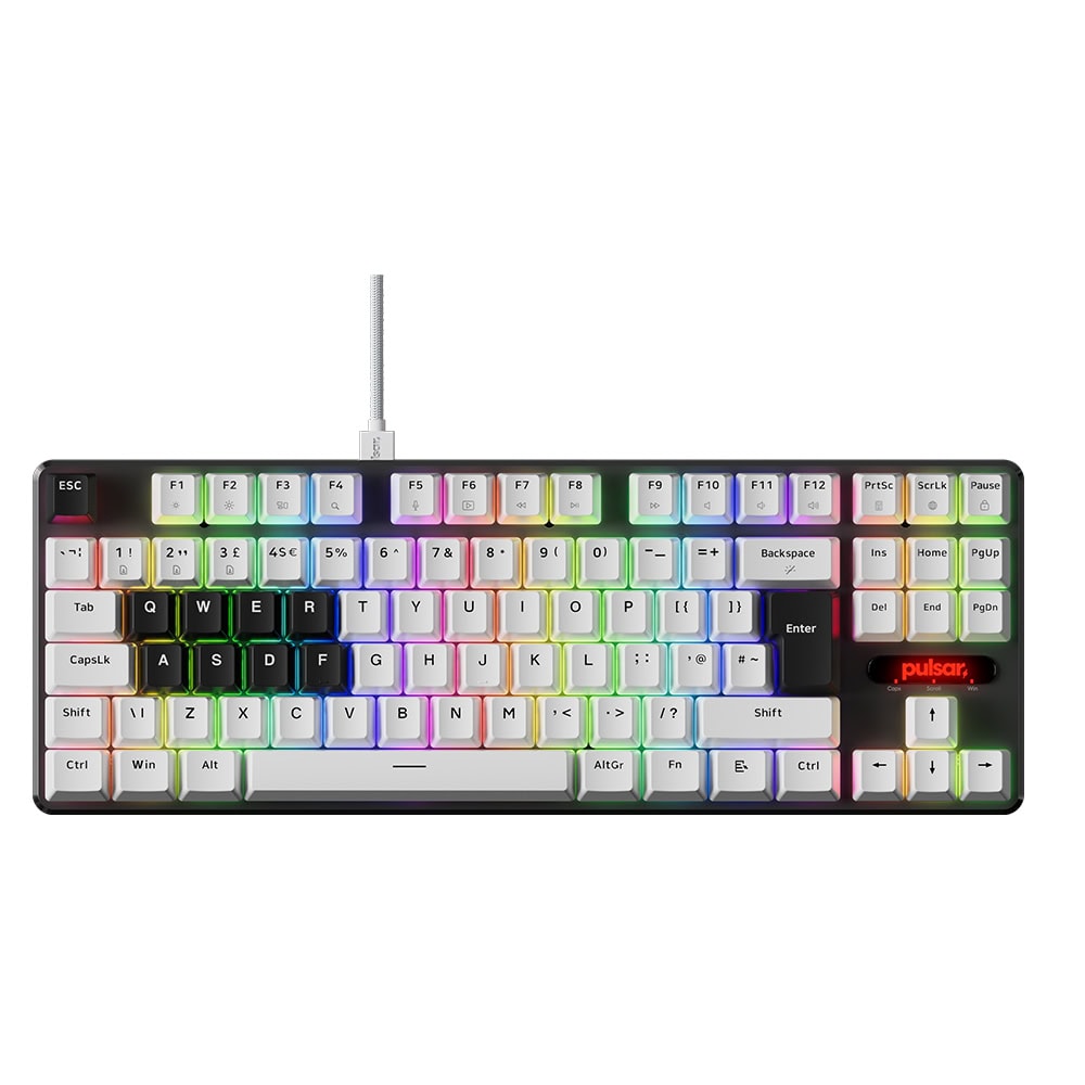 Pulsar Pcmk2 He Tkl Iso Hall Effect Manyetik Switch Rgb Hotswap Beyaz Mekanik Gaming Klavye Pcmk2he821w Y1