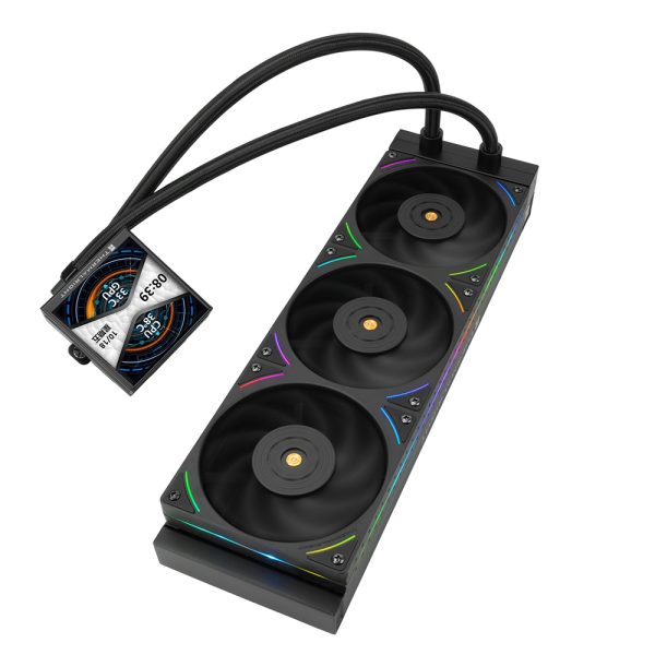 Thermalright Hyper Vision 360 Ub Argb Black 360mm Intel Amd Uyumlu Islemci Sivi Sogutucu 2 Yil Birebir Degisim Garantili 4