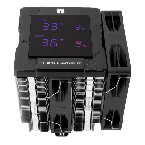 Thermalright Peerless Assassin 120 Digital Black Tl C12c X28 V2 120mm 6 X 6mm Isi Borulu Intel Amd Uyumlu Hava Sogutucu 2 Yil Birebir Degisim Garantili 3
