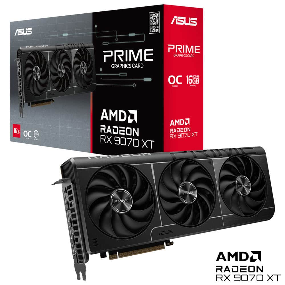 ASUS Prime Radeon™ RX 9070 XT OC Edition 16GB GDDR6 ASUS Prime Radeon RX 9070 XT OC 16GB Ekran Kartı h2