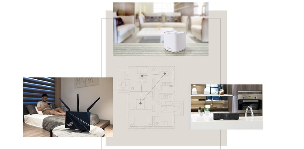 ASUS ZenWiFi XD5 (Beyaz, İkili Paket) ASUS ZenWiFi XD5 Mesh Sistemi (Beyaz, İkili Paket) H19