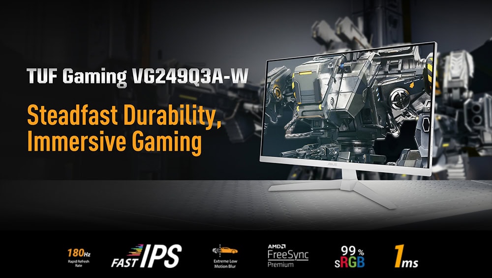 TUF Gaming VG249Q3A-W ASUS TUF Gaming VG249Q3A-W Gaming Monitör H3