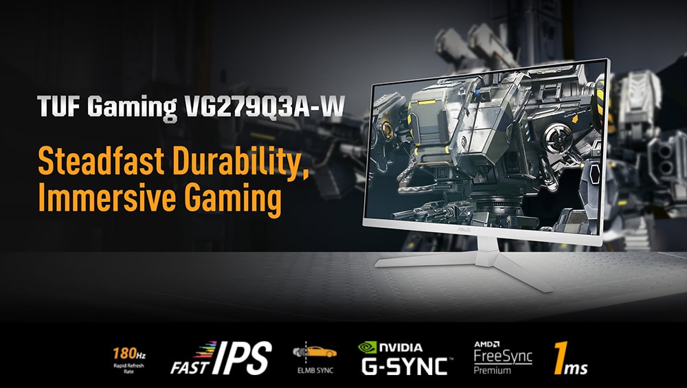 TUF Gaming VG279Q3A-W ASUS TUF Gaming VG279Q3A-W Gaming Monitör H3