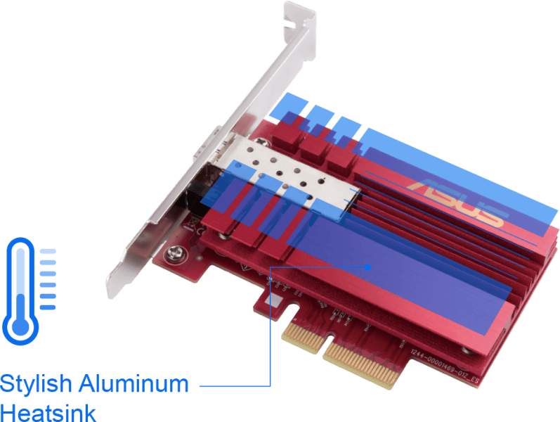 ASUS XG-C100F Ağ Adaptörü h6