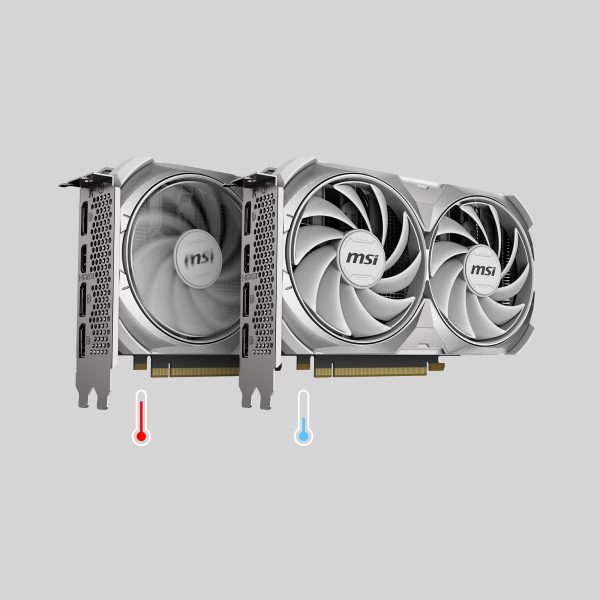 MSI GeForce RTX 4060 VENTUS 2X WHITE 8G OC Ekran Kartı h5